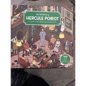 The World of Hercule Poirot Jigsaw Puzzle w/ Clues New 1000 piece  Lawrence King